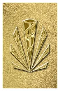 DF35T 602 GD SH GD Gold Sunburst Shimmer Gold Background